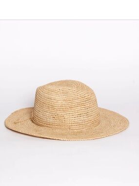 Hat Attack Amelia Fedora Straw Hat - Natural